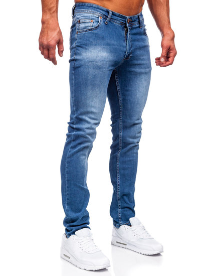 Herr Jeans Slim Fit Marinblå Bolf 6767