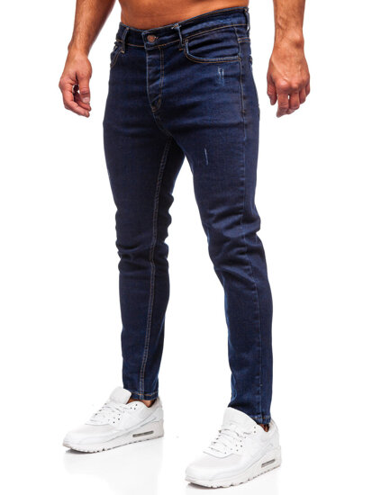 Herr Jeans Slim Fit Marinblå Bolf 6785