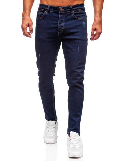 Herr Jeans Slim Fit Marinblå Bolf 6785