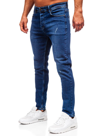 Herr Jeans Slim Fit Marinblå Bolf 6835