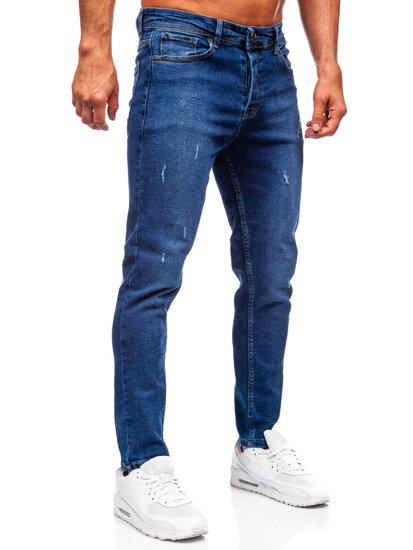 Herr Jeans Slim Fit Marinblå Bolf 6835