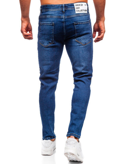 Herr Jeans Slim Fit Marinblå Bolf 6835