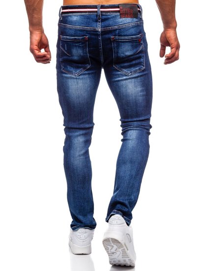 Herr Jeans Slim Fit Marinblå Bolf 80033W0