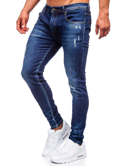 Herr Jeans Slim Fit Marinblå Bolf KS2036A