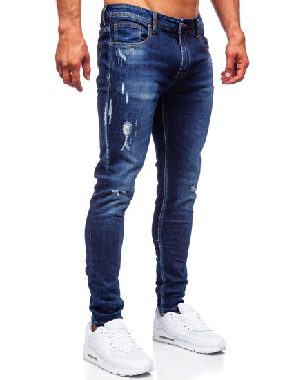 Herr Jeans Slim Fit Marinblå Bolf KS2036A