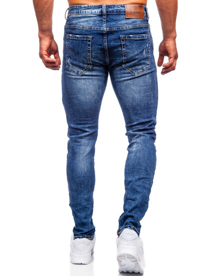 Herr Jeans Slim Fit Marinblå Bolf KX718A