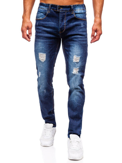 Herr Jeans Slim Fit Marinblå Bolf MP0017BS