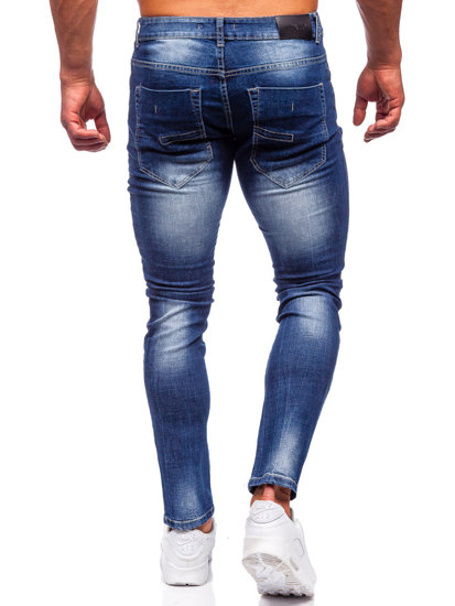 Herr Jeans Slim Fit Marinblå Bolf MP0024B