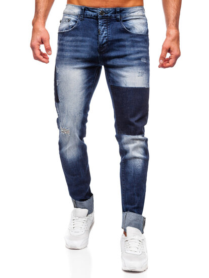 Herr Jeans Slim Fit Marinblå Bolf MP0144BS