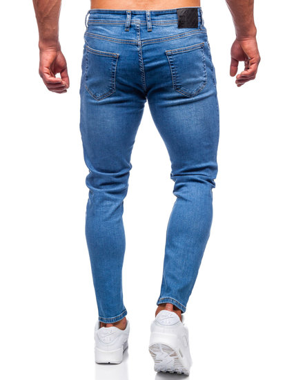 Herr Jeans Slim Fit Marinblå Bolf R922