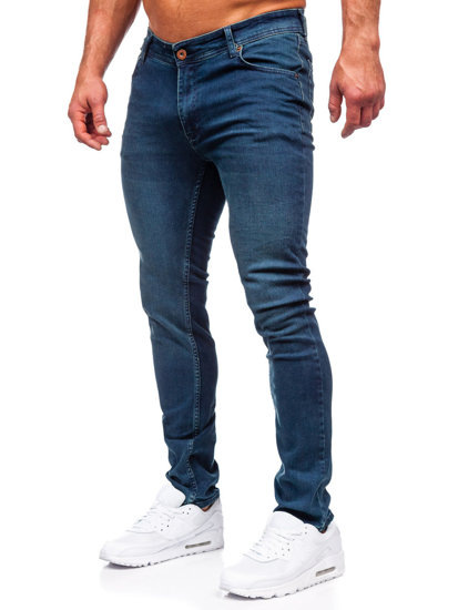 Herr Jeans Slim Fit Mörk Marinblå Bolf 5066-2