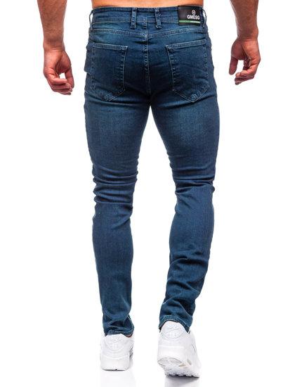 Herr Jeans Slim Fit Mörk Marinblå Bolf 5066-2