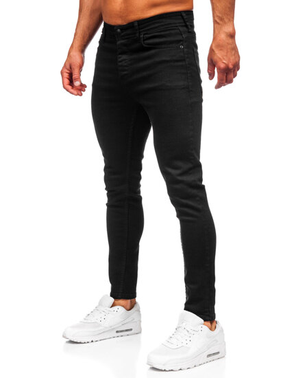 Herr Jeans Slim Fit Svart Bolf 6100