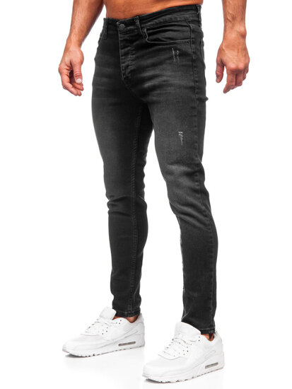 Herr Jeans Slim Fit Svart Bolf 6161