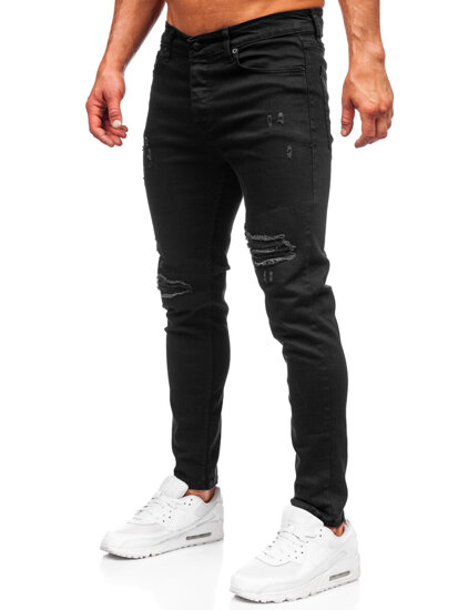 Herr Jeans Slim Fit Svart Bolf 6382