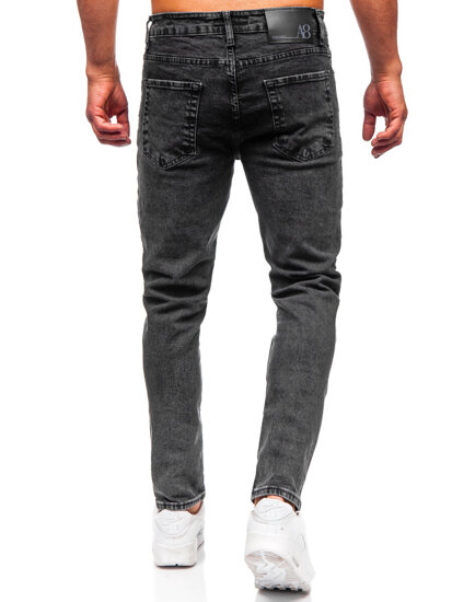 Herr Jeans Slim Fit Svart Bolf 6488