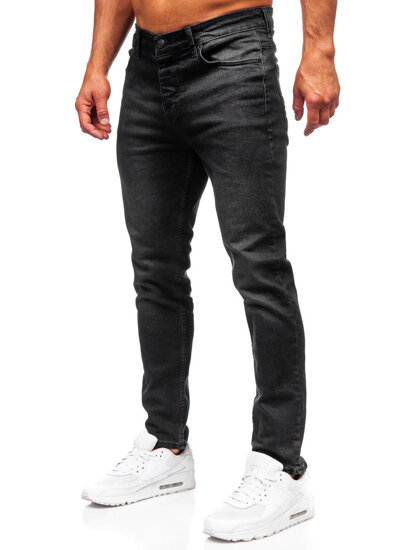 Herr Jeans Slim Fit Svart Bolf 6489