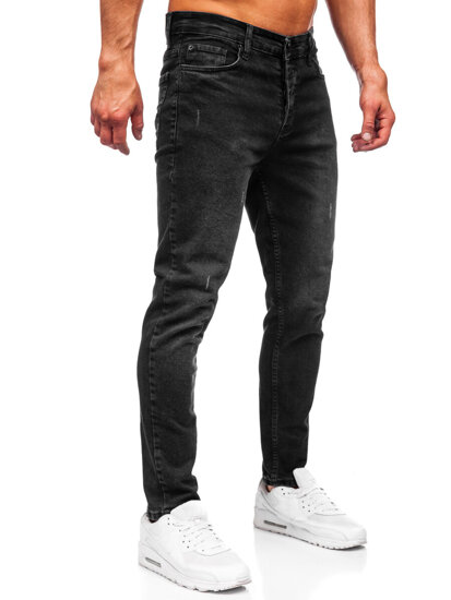 Herr Jeans Slim Fit Svart Bolf 6494