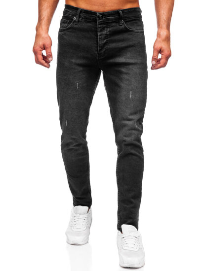 Herr Jeans Slim Fit Svart Bolf 6494