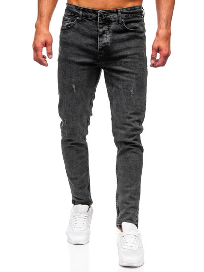 Herr Jeans Slim Fit Svart Bolf 6497