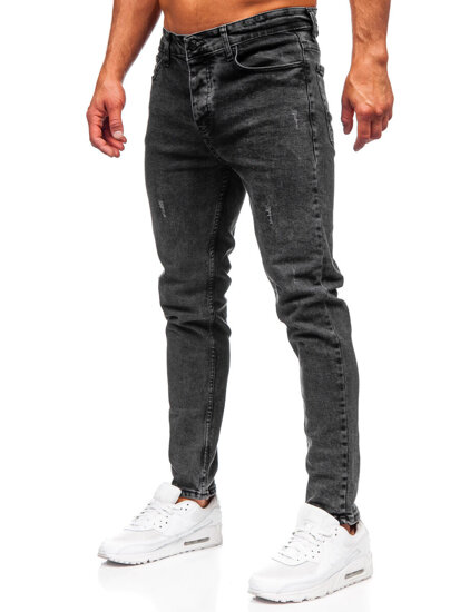 Herr Jeans Slim Fit Svart Bolf 6497