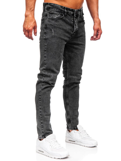 Herr Jeans Slim Fit Svart Bolf 6497