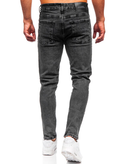 Herr Jeans Slim Fit Svart Bolf 6497