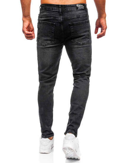 Herr Jeans Slim Fit Svart Bolf 6498