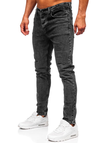 Herr Jeans Slim Fit Svart Bolf 6499