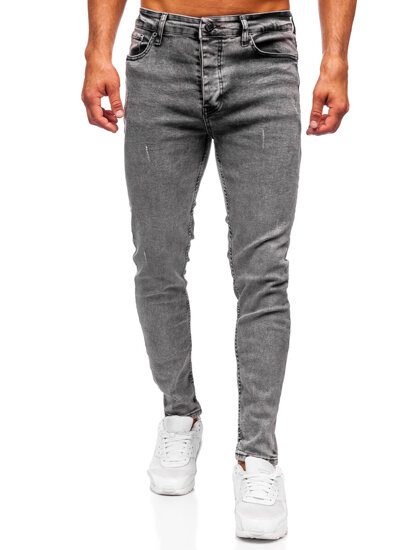 Herr Jeans Slim Fit Svart Bolf 6512