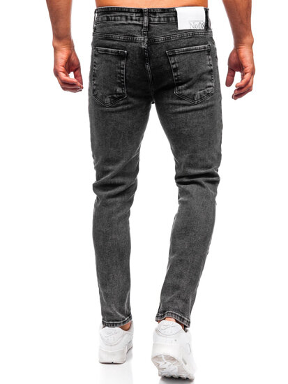 Herr Jeans Slim Fit Svart Bolf 6519