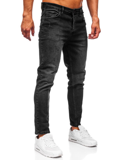 Herr Jeans Slim Fit Svart Bolf 6525