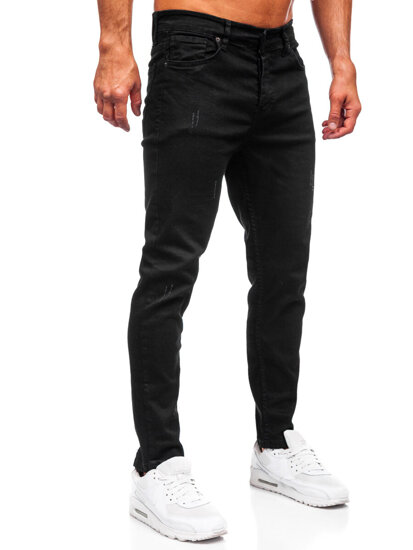 Herr Jeans Slim Fit Svart Bolf 6675