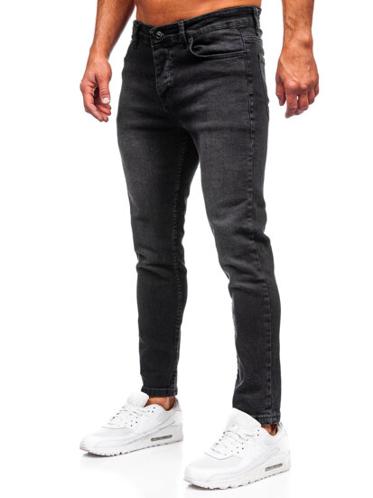 Herr Jeans Slim Fit Svart Bolf 6687