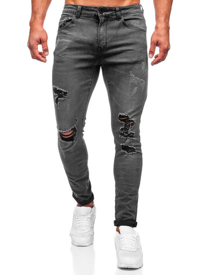 Herr Jeans Slim Fit Svart Bolf KS2081