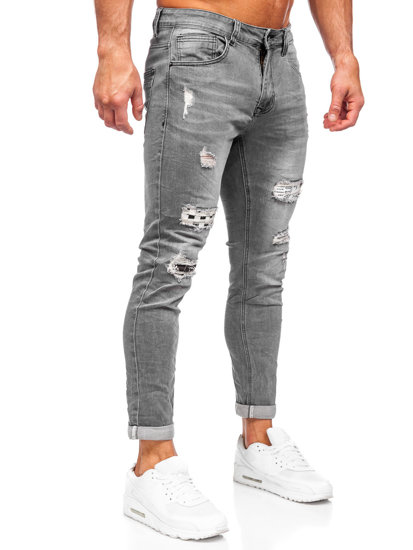 Herr Jeans Slim Fit Svart Bolf KS2082