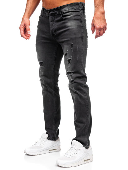 Herr Jeans Slim Fit Svart Bolf MP0018N