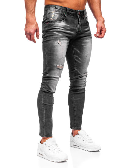 Herr Jeans Slim Fit Svart Bolf MP0024N