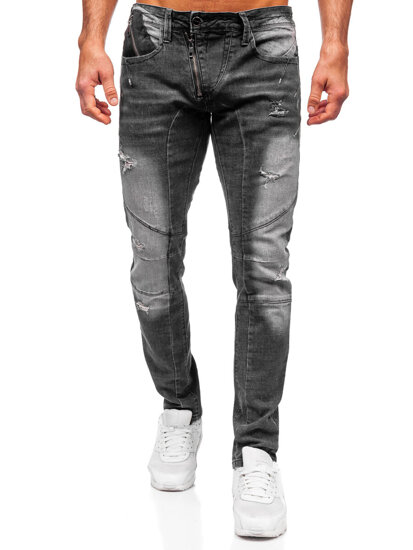 Herr Jeans Slim Fit Svart Bolf MP0045N