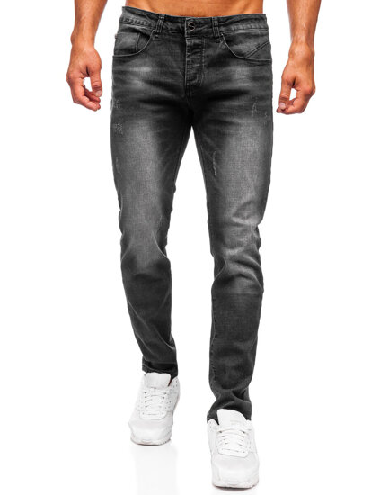 Herr Jeans Slim Fit Svart Bolf MP0064N