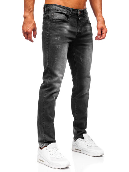 Herr Jeans Slim Fit Svart Bolf MP0064N