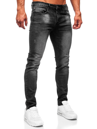 Herr Jeans Slim Fit Svart Bolf MP0066N