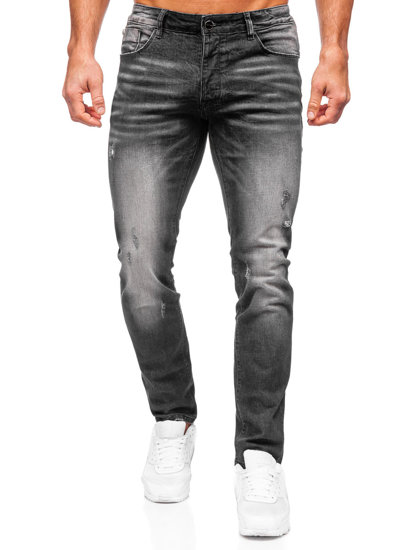 Herr Jeans Slim Fit Svart Bolf MP0070N