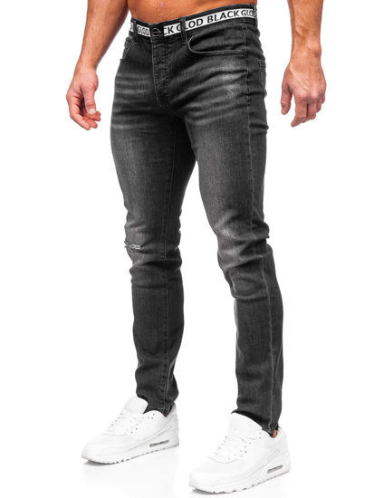 Herr Jeans Slim Fit Svart Bolf MP0083N