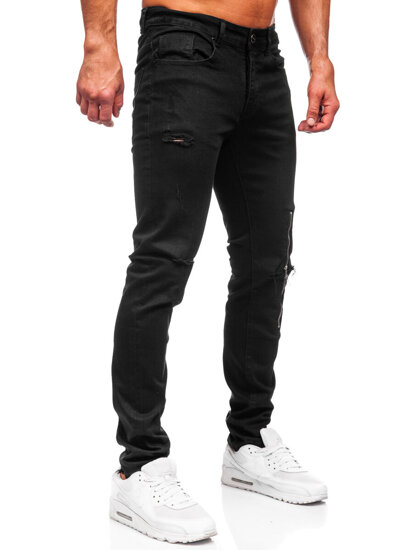 Herr Jeans Slim Fit Svart Bolf MP0087N