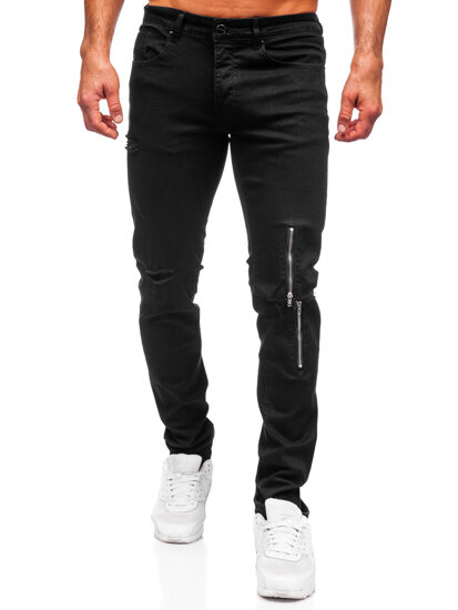 Herr Jeans Slim Fit Svart Bolf MP0087N