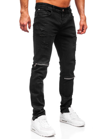 Herr Jeans Slim Fit Svart Bolf MP0117N