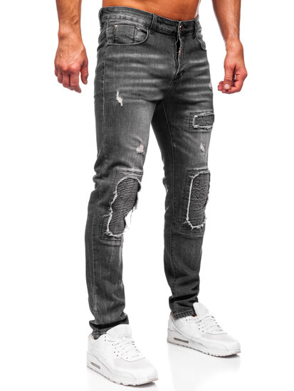 Herr Jeans Slim Fit Svart Bolf MP0137N