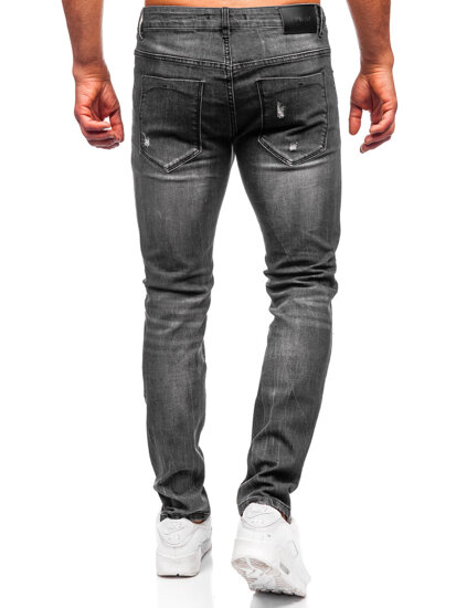 Herr Jeans Slim Fit Svart Bolf MP0137N