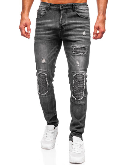 Herr Jeans Slim Fit Svart Bolf MP0137N